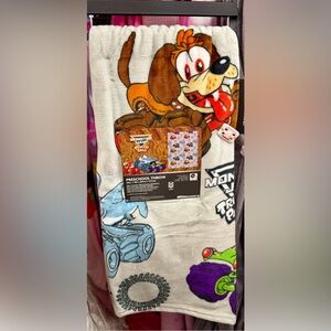 Monster jam plush blanket throw